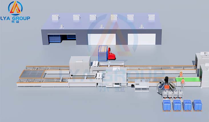 Split-Type Fully Automatic Flexible Stone Production Line